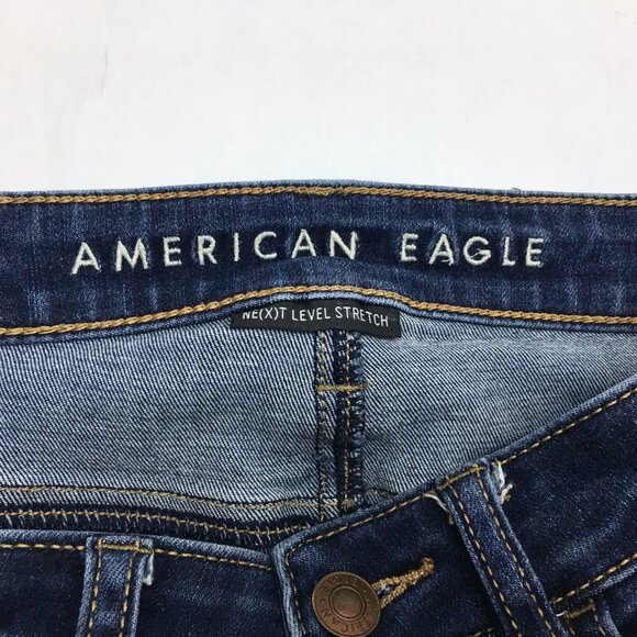 American Eagle Women's Jeans Next Level Stretch Jeggings Super High Rise size 2 - Picture 3 of 9